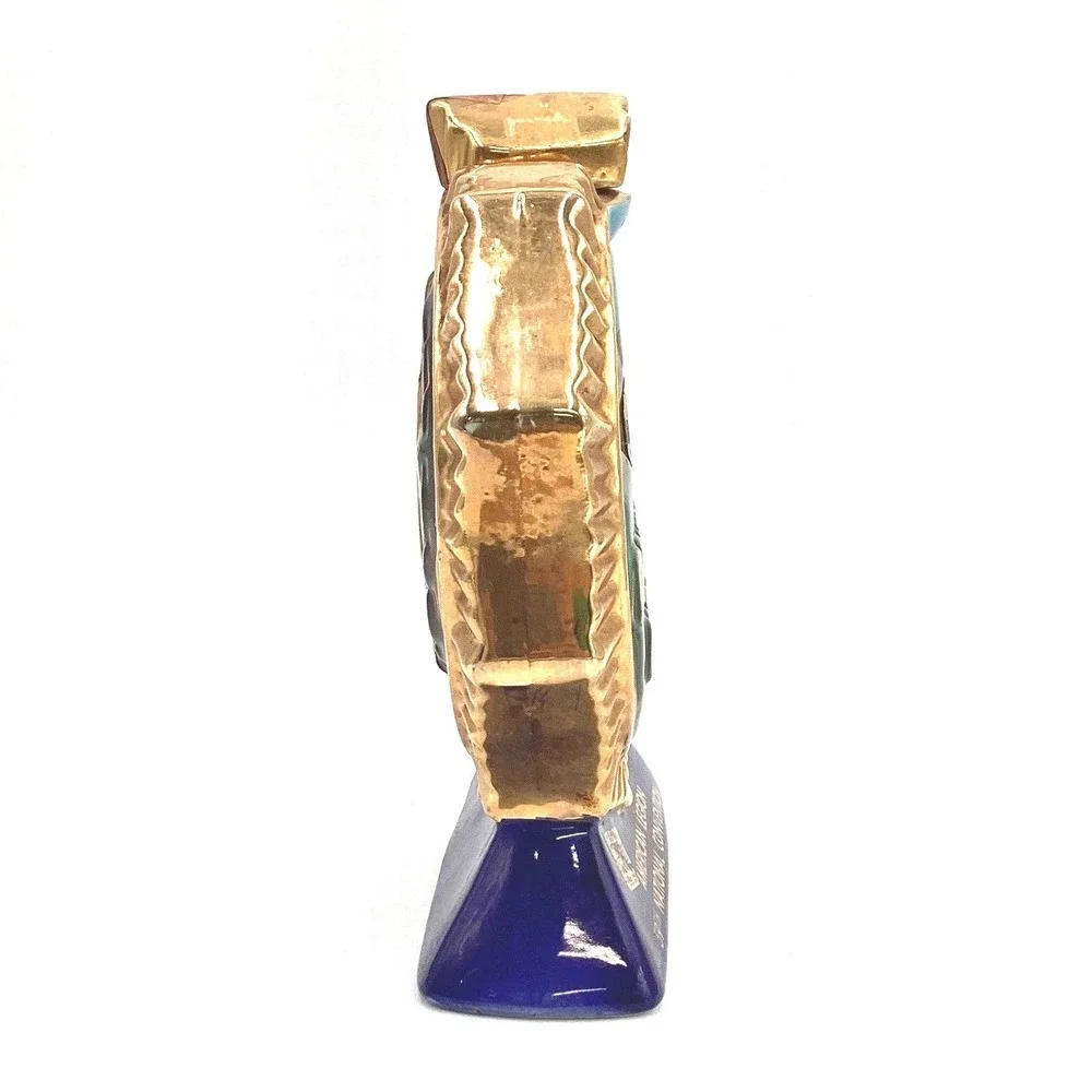 1977 Ezra‎ Brooks American Legion Decanter - Denver Colorado. 24k Gold Decor